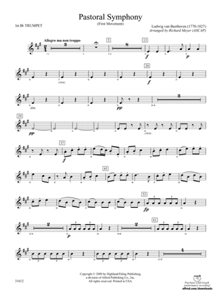 Pastoral Symphony (First Movement): 1st B-flat Trumpet
