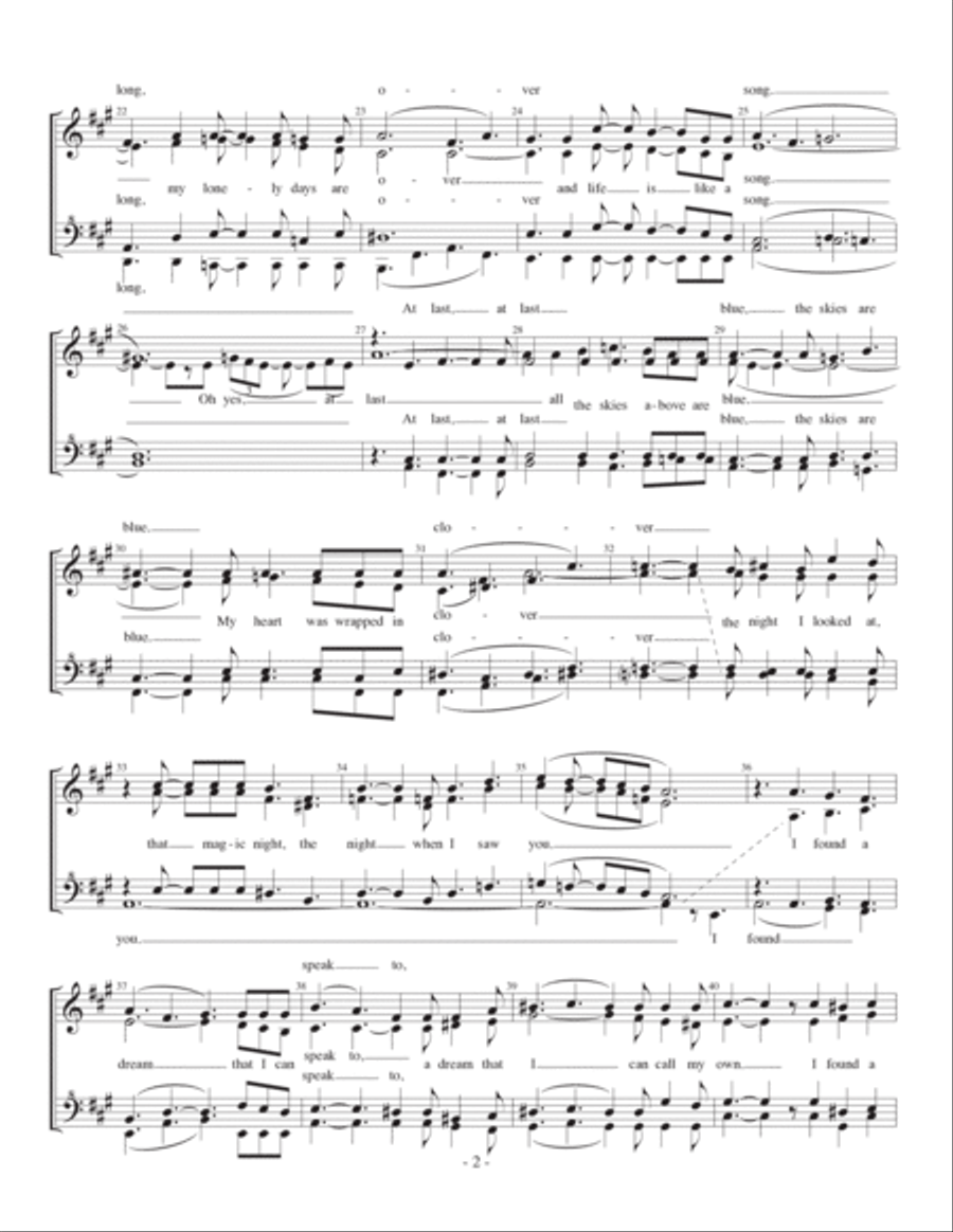 At Last At Last A Cappella scores gallery preview page 2