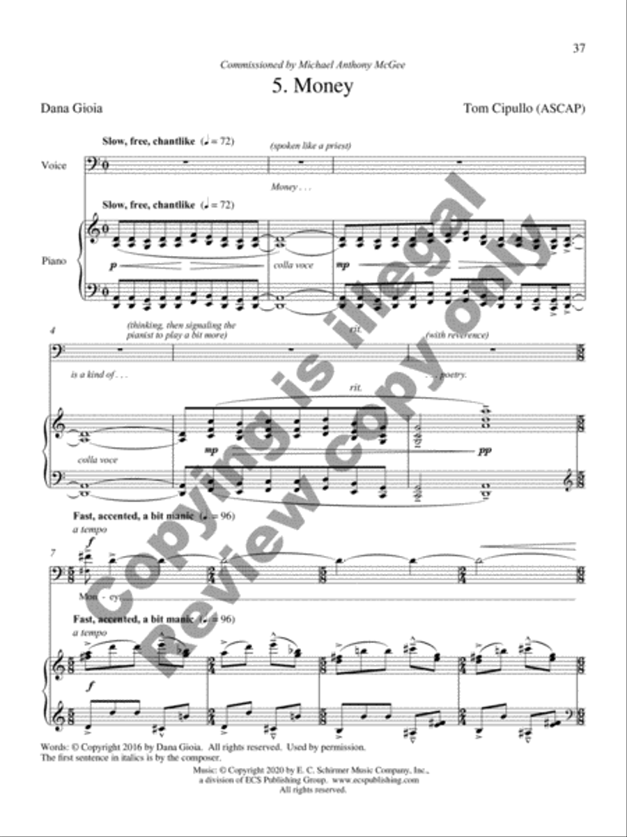 Songs for Baritone, Volume 2 Baritone Voice scores gallery preview page 18