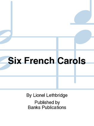 Book cover for Six French Carols