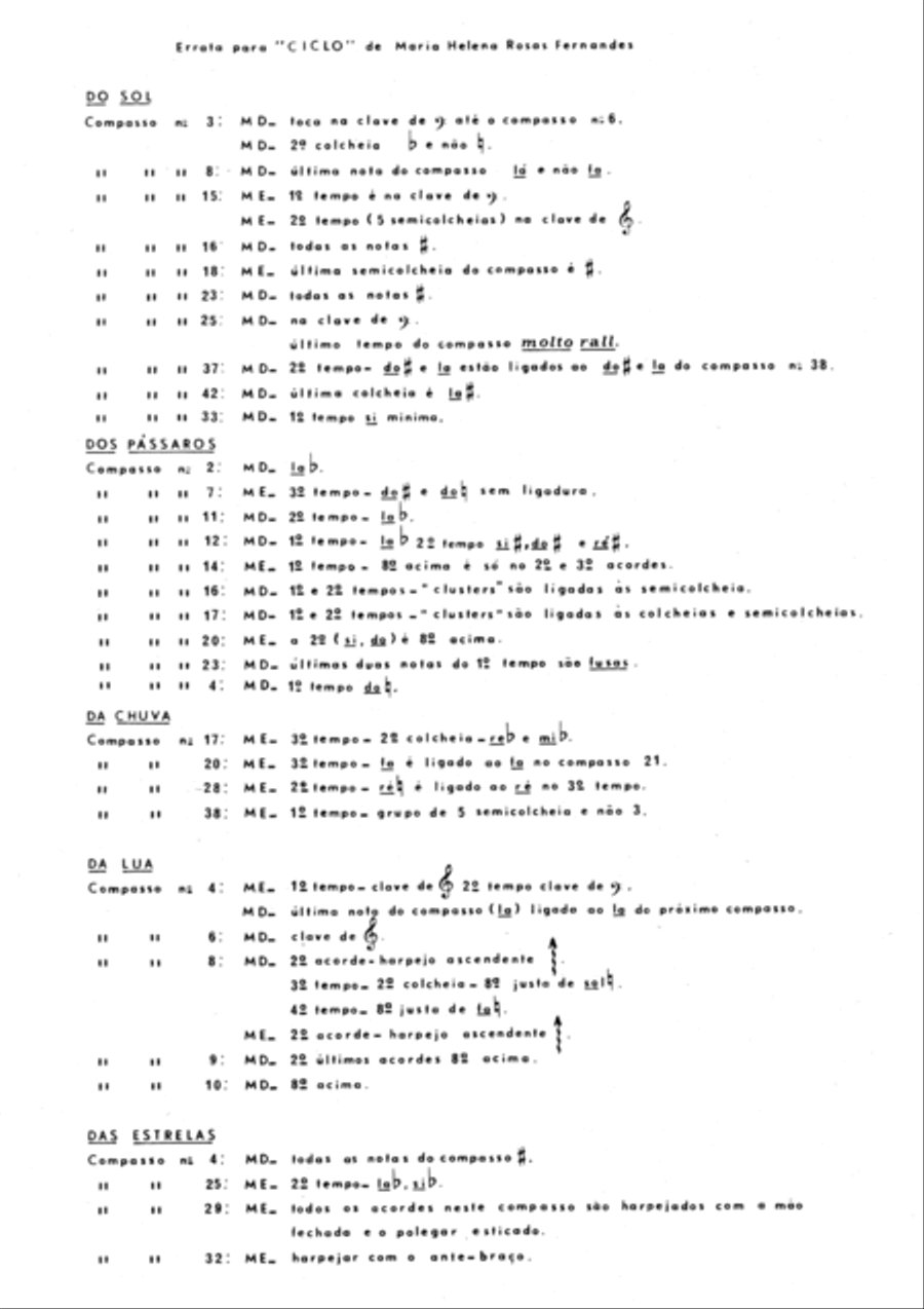 Ciclo do sol Piano Solo scores gallery preview page 3