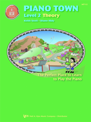 Book cover for Piano Town, Theory - Level 2