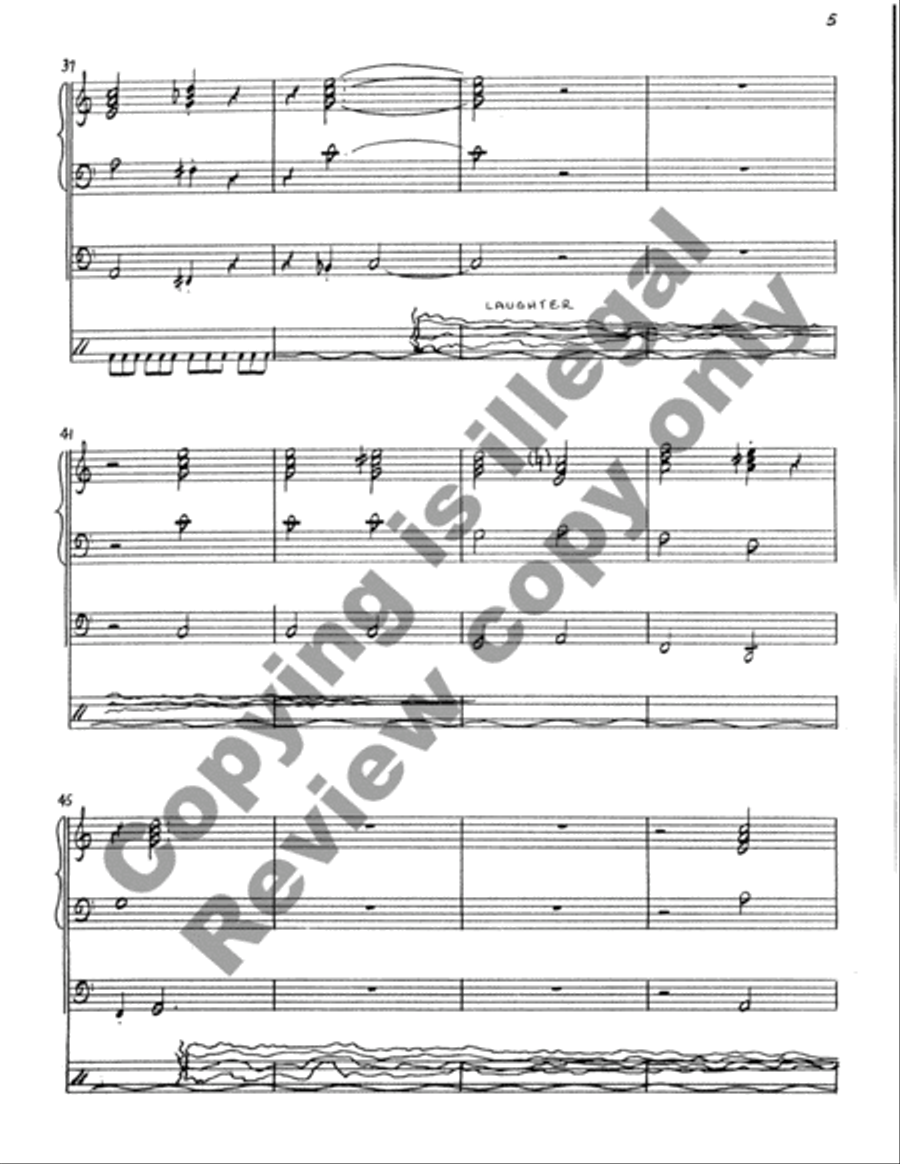 Invention for Organ & Tape Organ Solo scores gallery preview page 6
