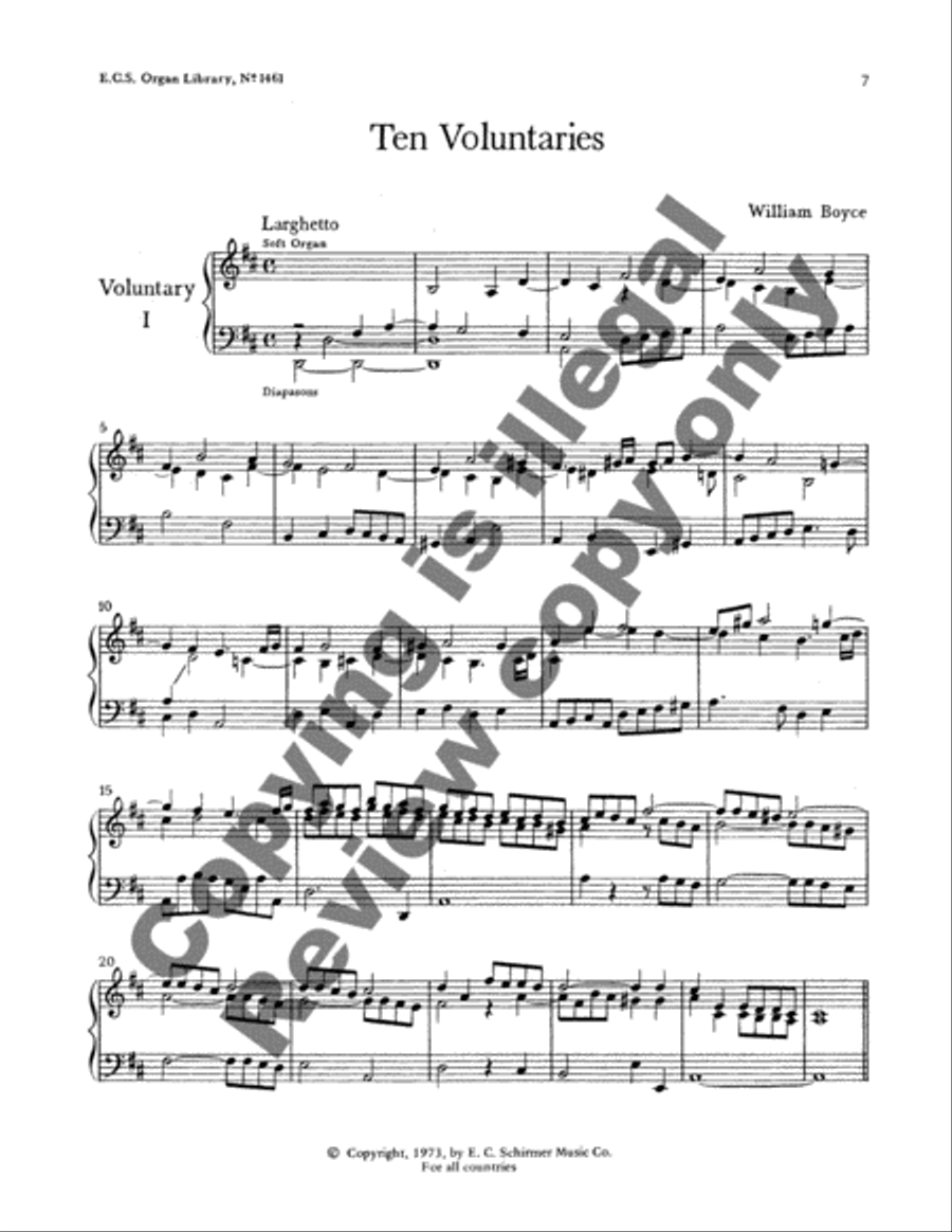 Ten Voluntaries Harpsichord scores gallery preview page 8