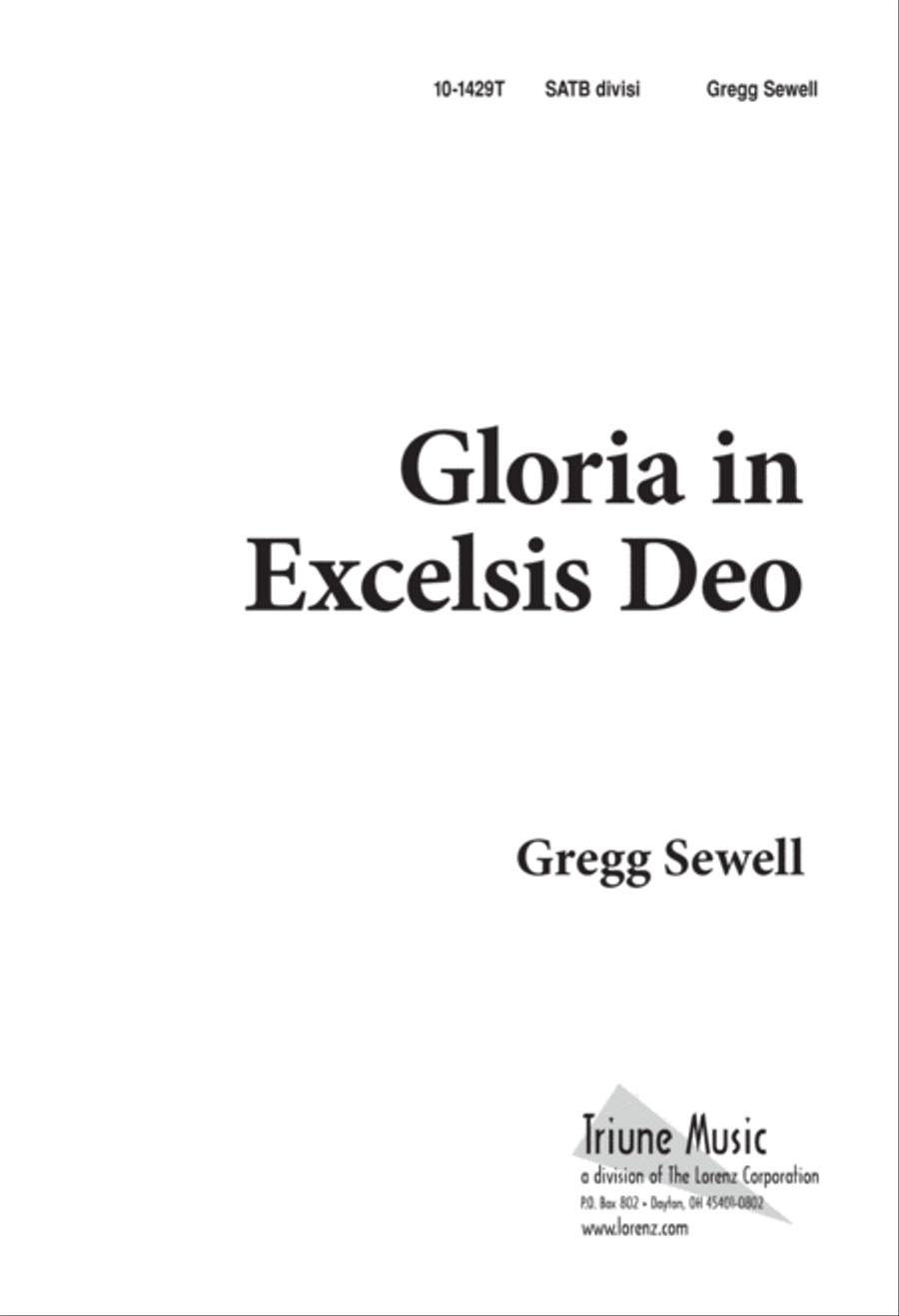 Gloria In Excelsis Deo Divisi scores gallery preview page 1