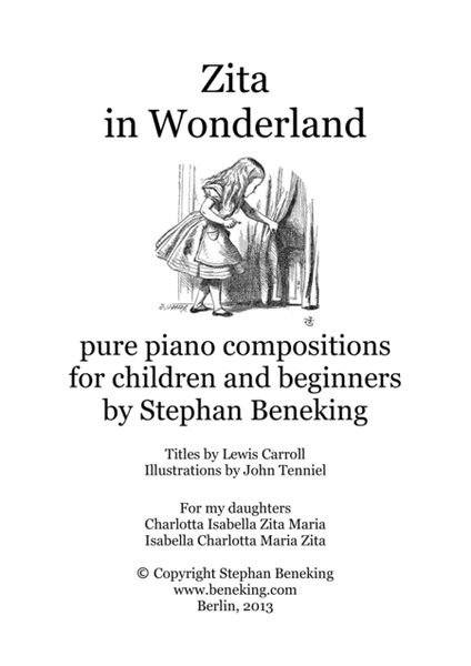 Zita in Wonderland - 24 piano miniatures for children and beginners image number null