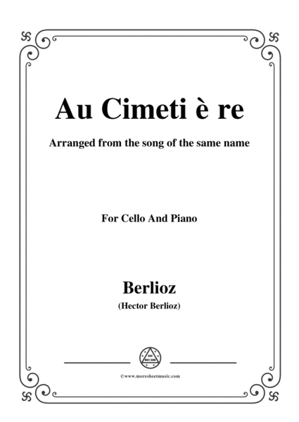 Berlioz-Au Cimetière,for Cello and Piano image number null