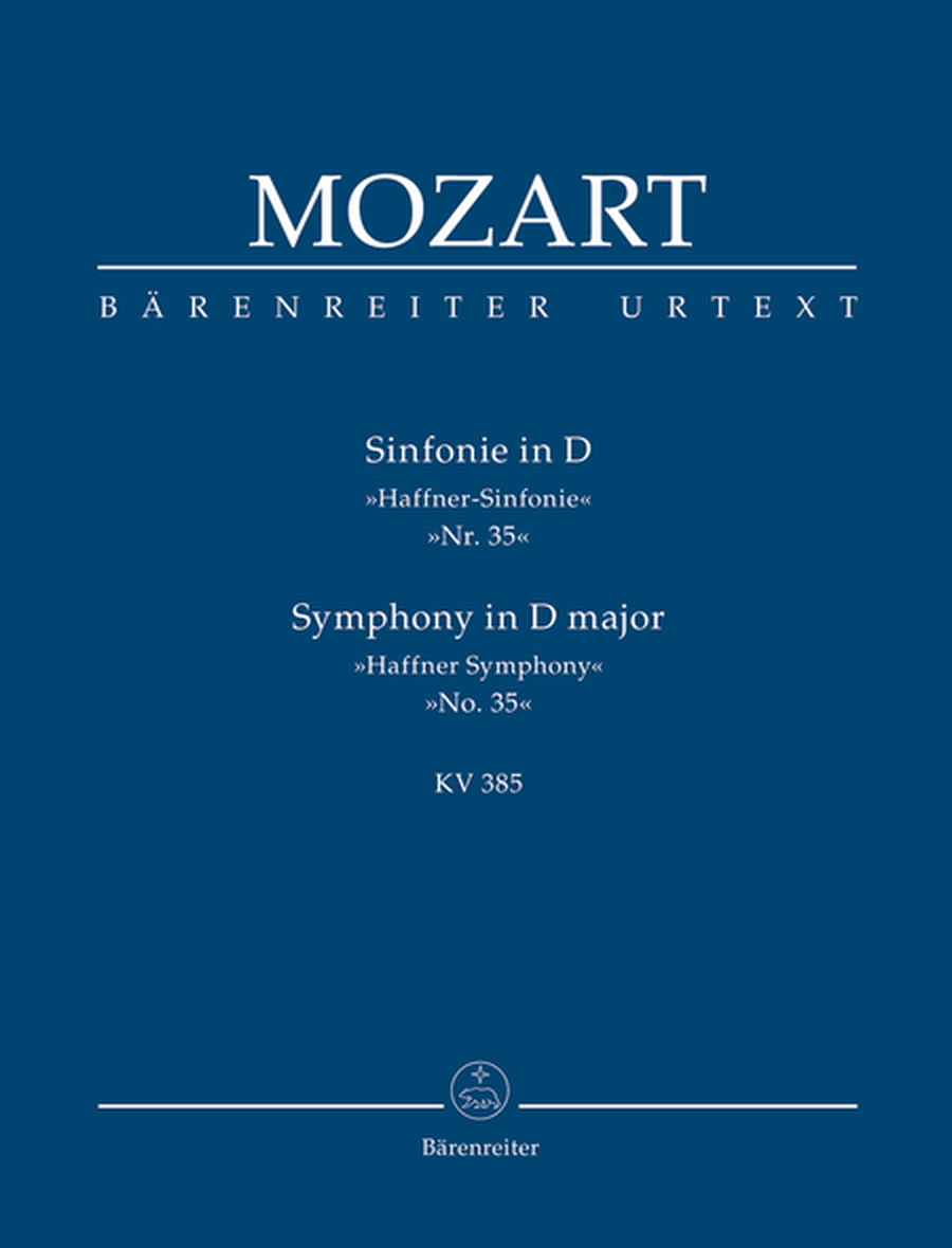 Sinfonie, No. 35 D major, KV 385