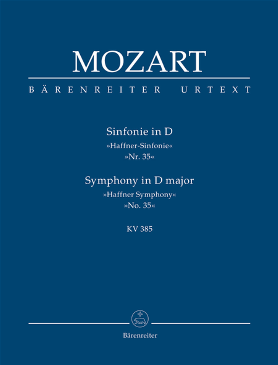 Sinfonie, No. 35 D major, KV 385 Orchestra scores gallery preview page 1