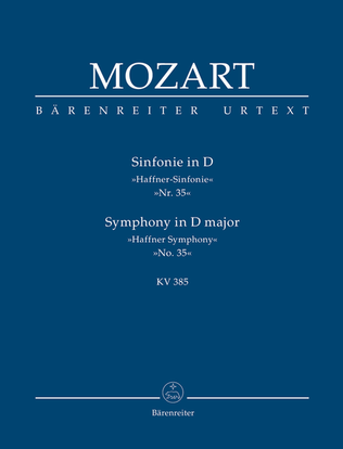 Book cover for Sinfonie, No. 35 D major, KV 385