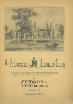 Book cover for The Princeton Cannon Song