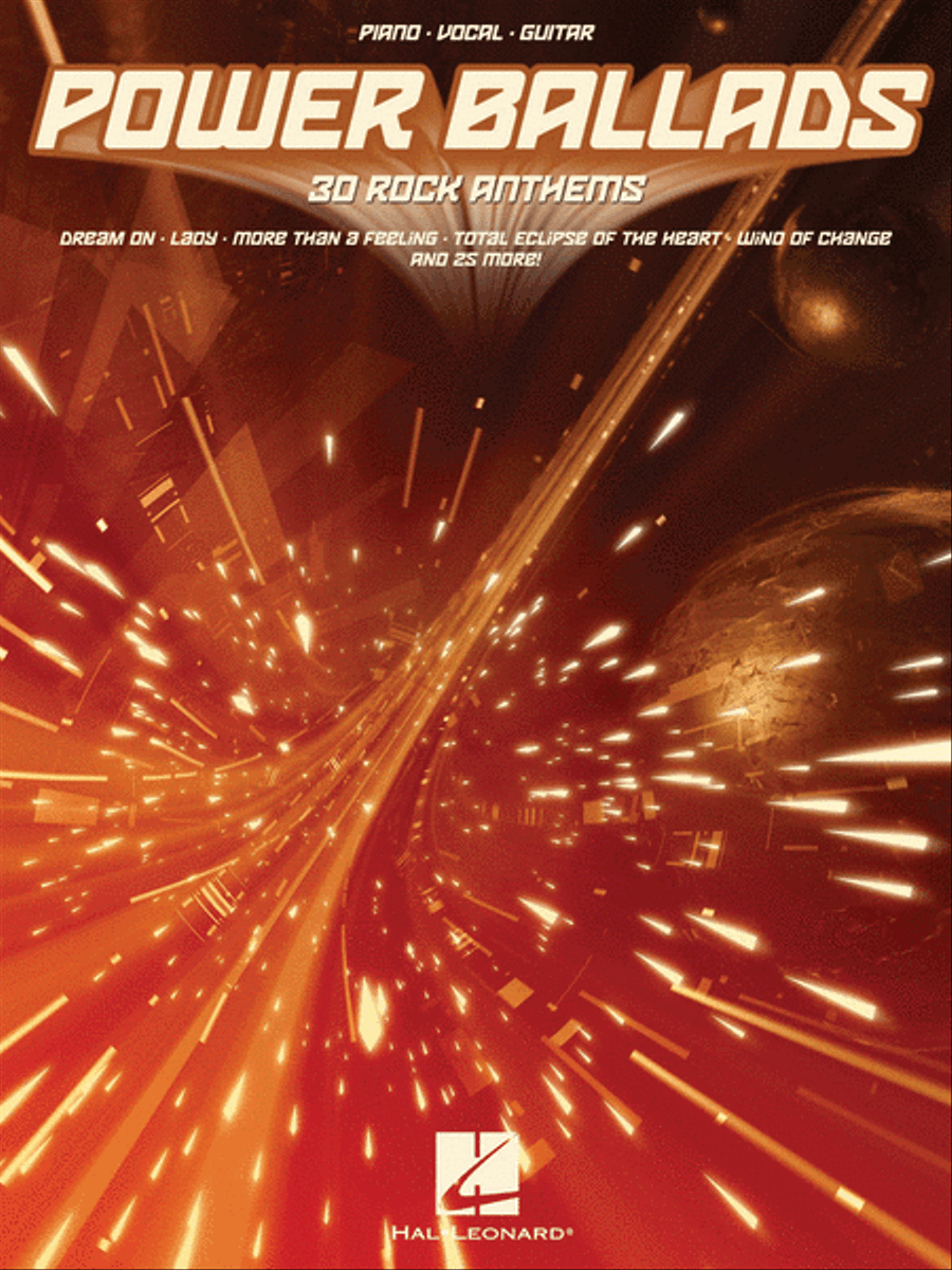 Power Ballads Piano, Vocal, Guitar scores gallery preview page 1