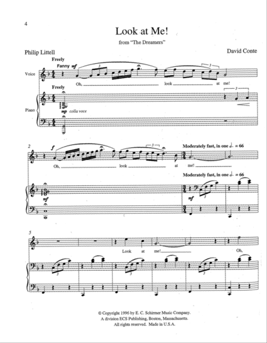 Opera Aria Anthology, Volume 1 (Soprano) Soprano Voice scores gallery preview page 4
