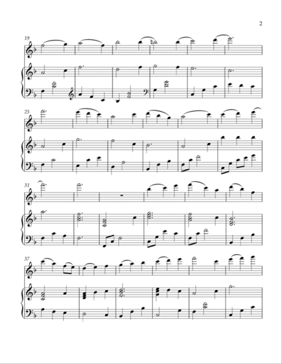 Edelweiss Flute Solo scores gallery preview page 3