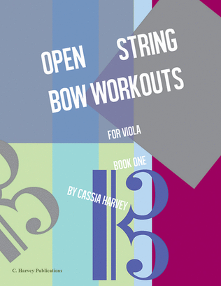 Book cover for Open String Bow Workouts for Viola, Book One