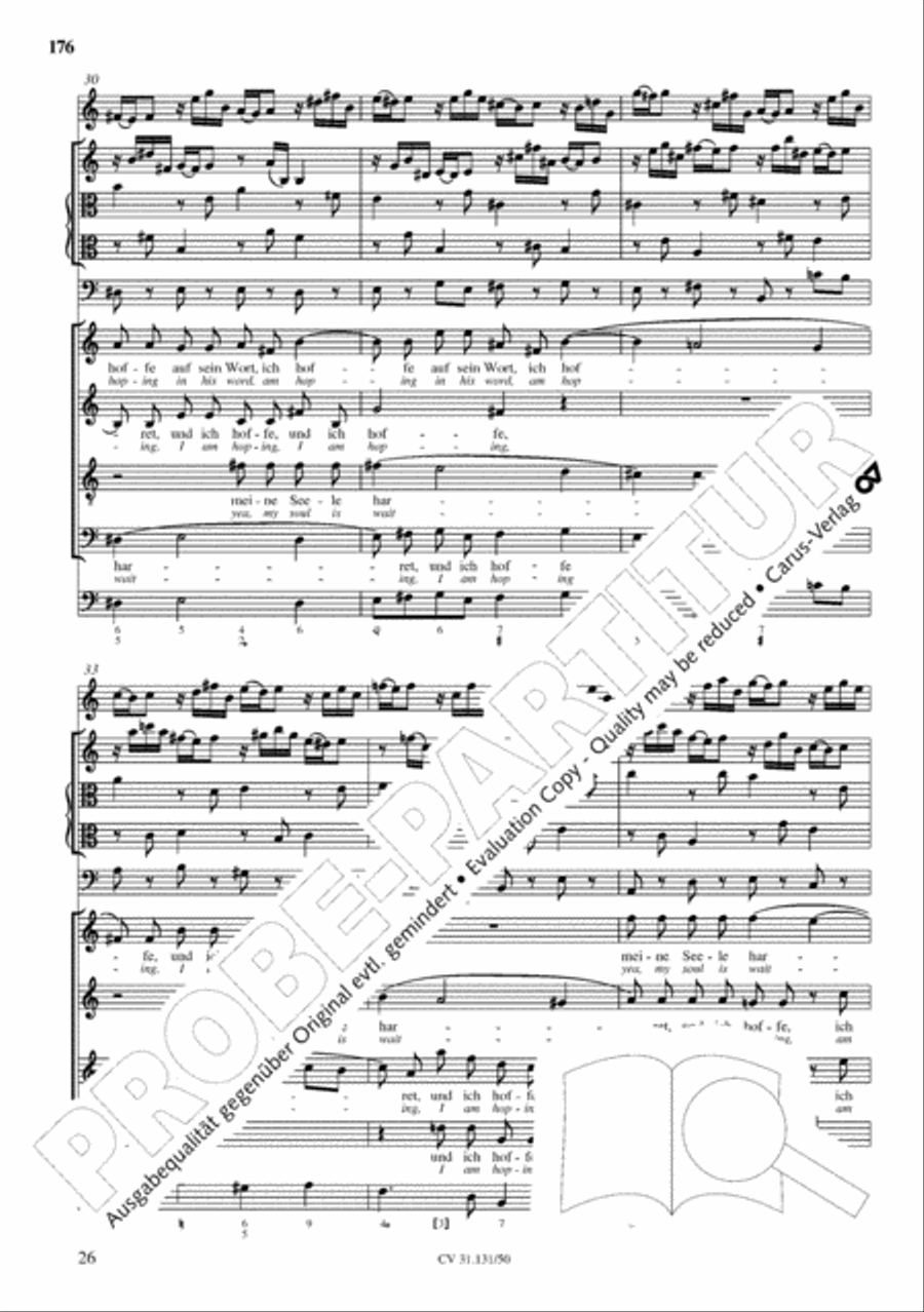 The Complete Sacred Vocal Works (Das geistliche Vokalwerk) Voice scores gallery preview page 177