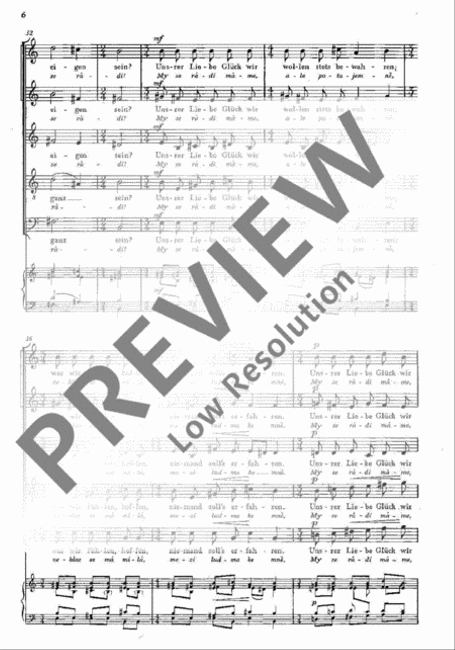 Tschechische Madrigale · České madrigaly SSATB scores gallery preview page 7