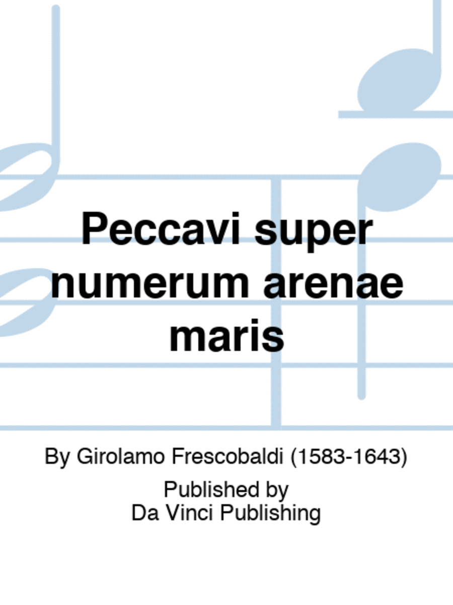 Peccavi super numerum arenae maris STB scores gallery preview page 1