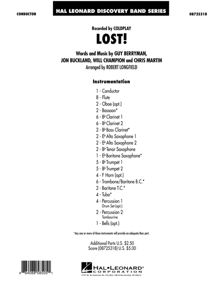 Lost! - Full Score