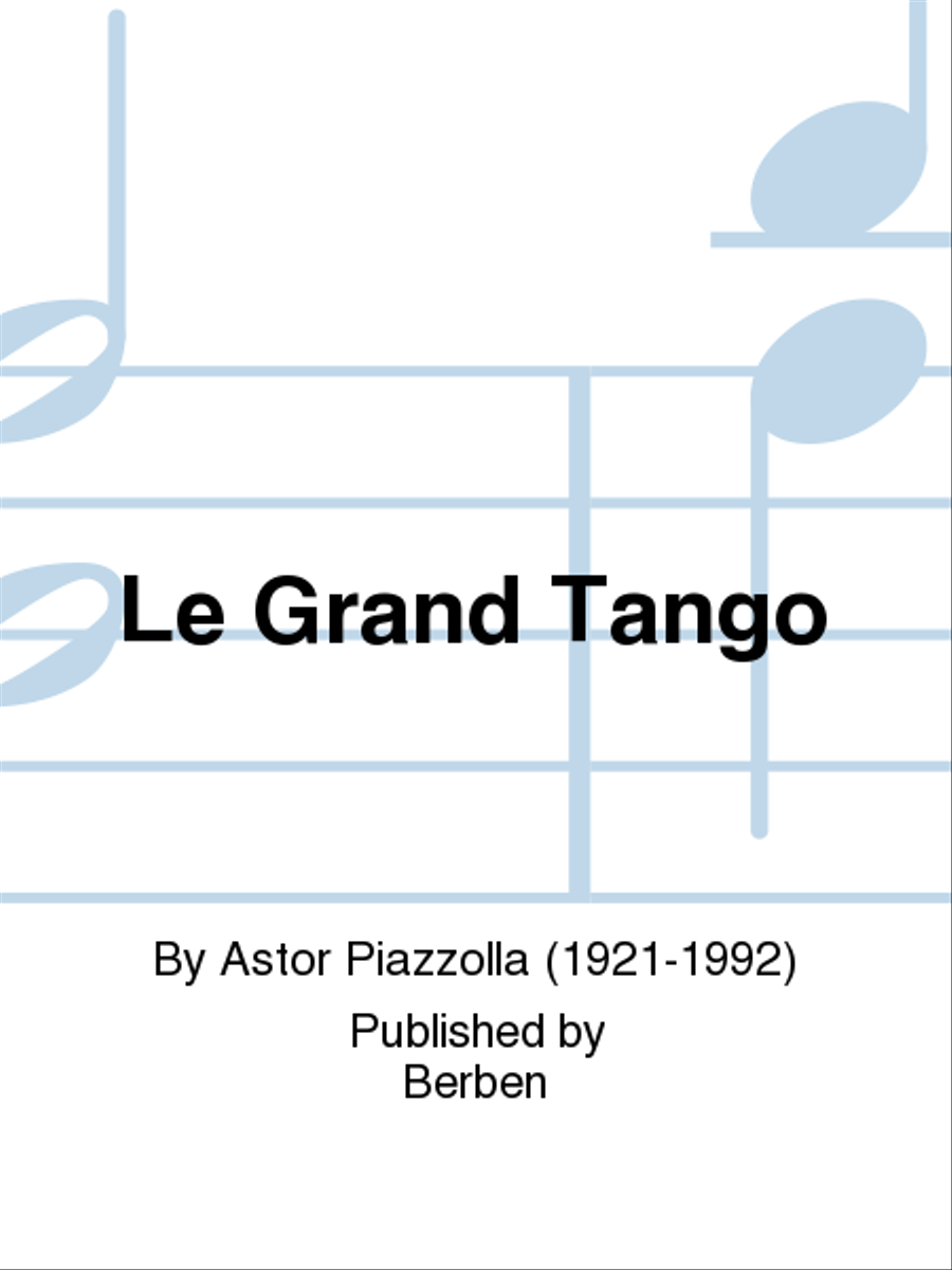 Le Grand Tango Piano Trio scores gallery preview page 1