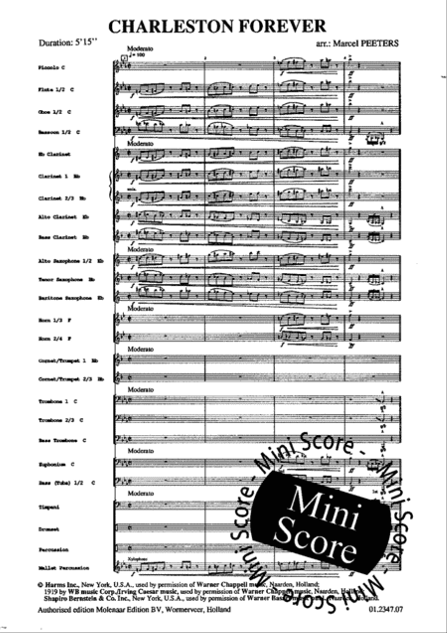 Charleston Forever Charleston Forever Big Band scores gallery preview page 5