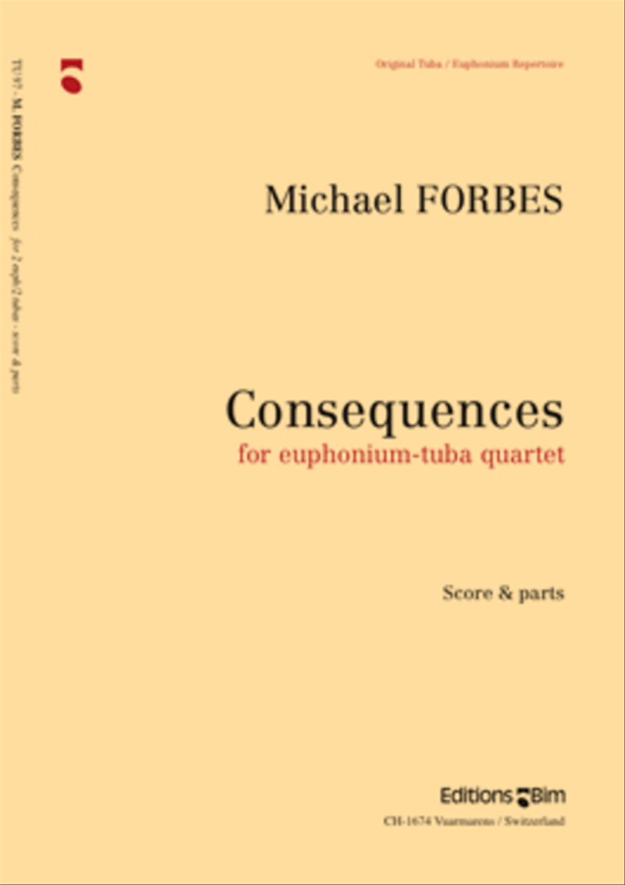 Consequences Consequences Tuba Quartet scores gallery preview page 1