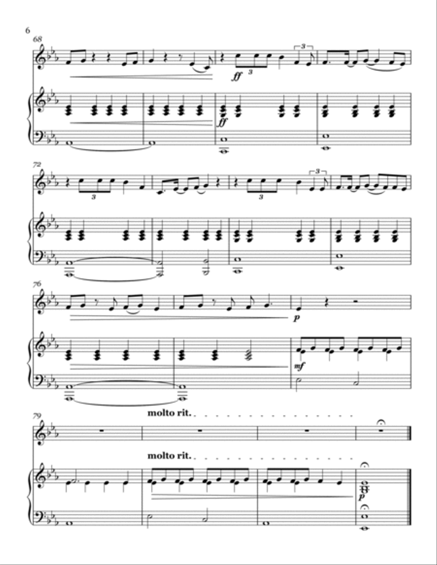 Birthday Cake Violin Solo scores gallery preview page 6
