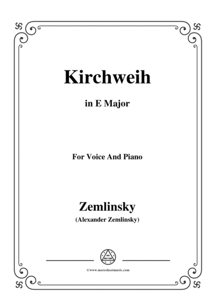 Zemlinsky-Kirchweih in E Major