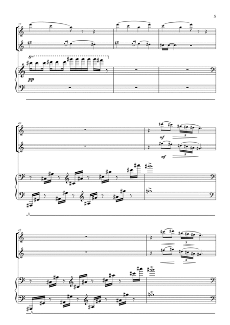 The Abyss of Light Small Ensemble scores gallery preview page 5