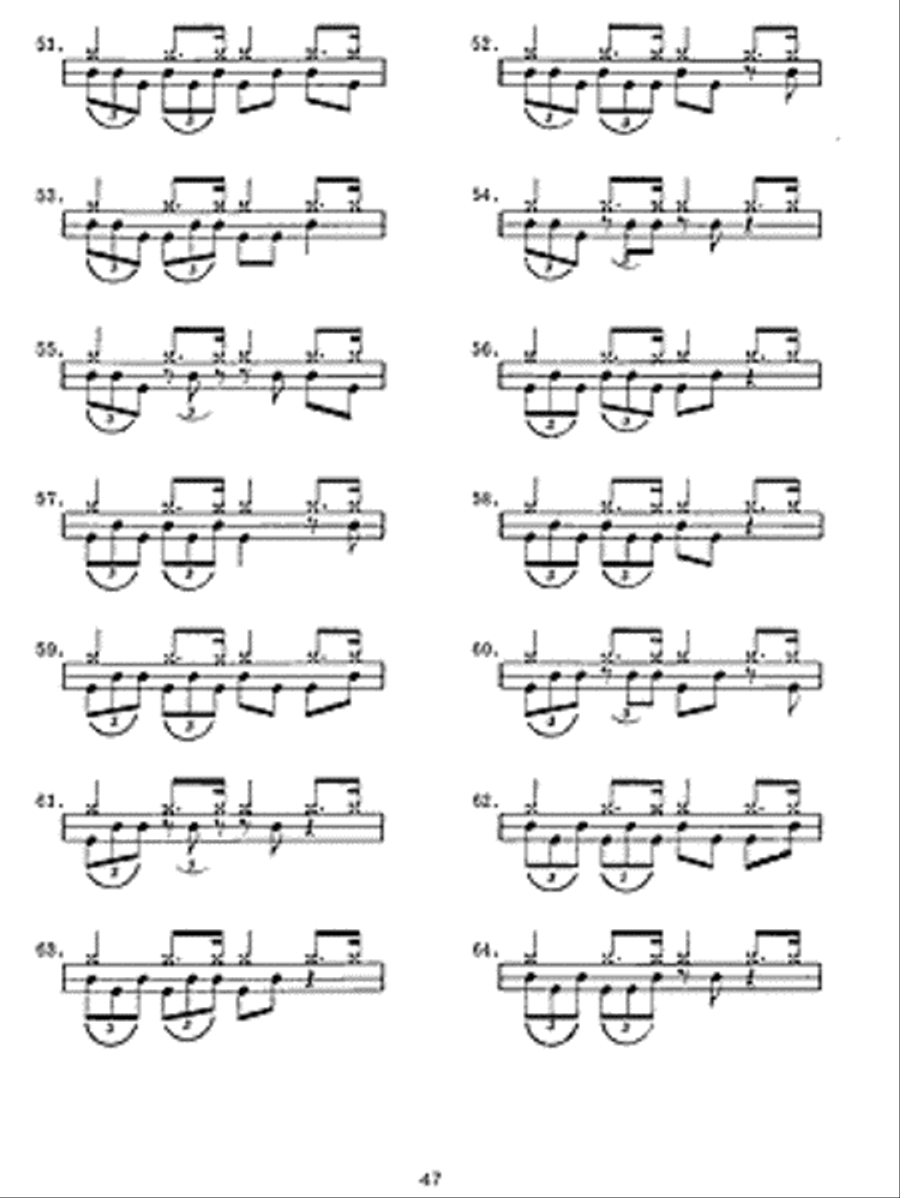 Studio/Jazz Drum Cookbook Drum Set scores gallery preview page 3