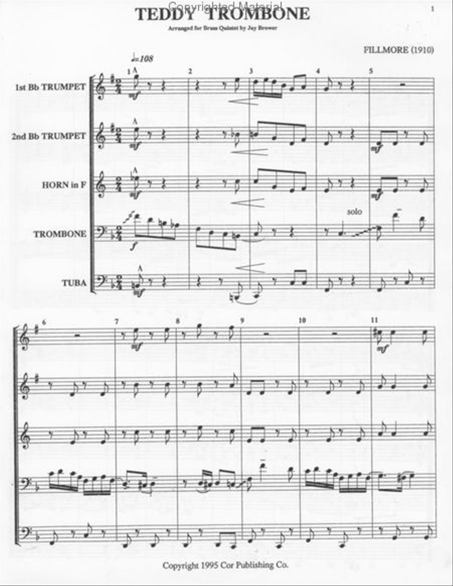 <br>Sheet music extract