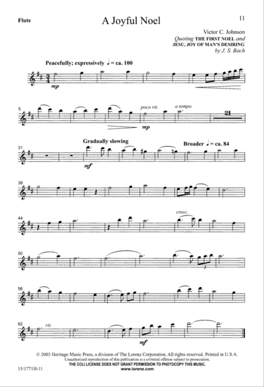 A Joyful Noel A Joyful Noel 4-Part scores gallery preview page 11