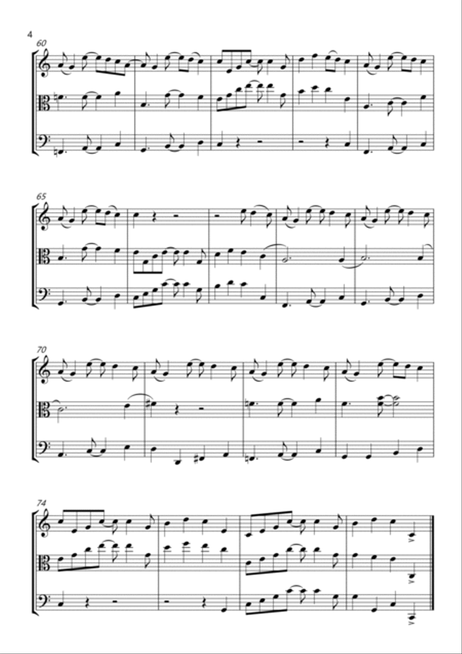 Under The Sea String Trio scores gallery preview page 4