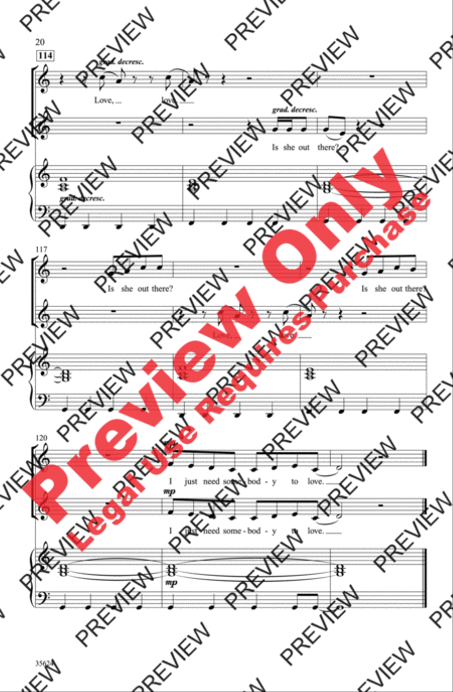 Baby! A Medley of Justin Bieber Hits 2-Part scores gallery preview page 20