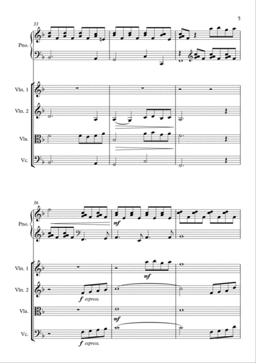 Beauty And The Beast Beauty And The Beast String Orchestra scores gallery preview page 5