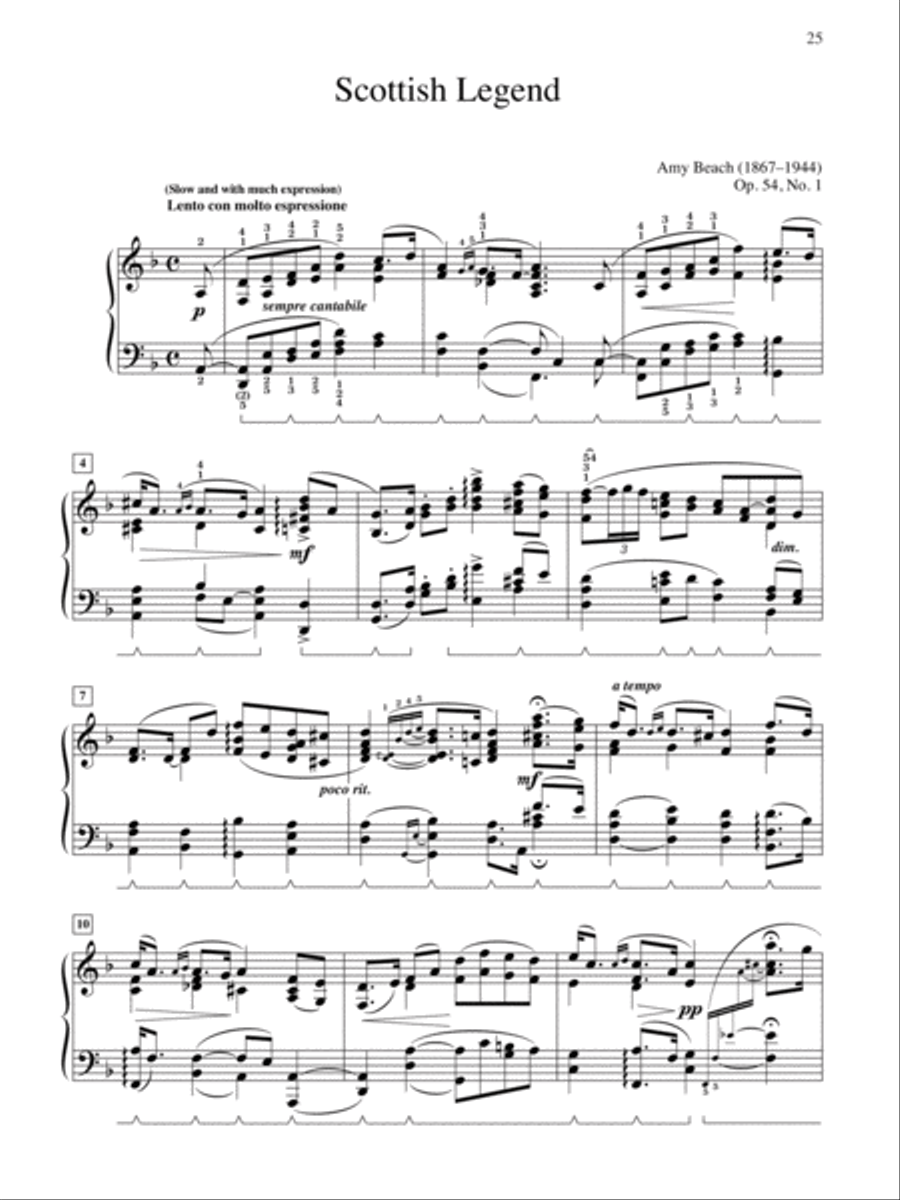 Anthology of Romantic Piano Music