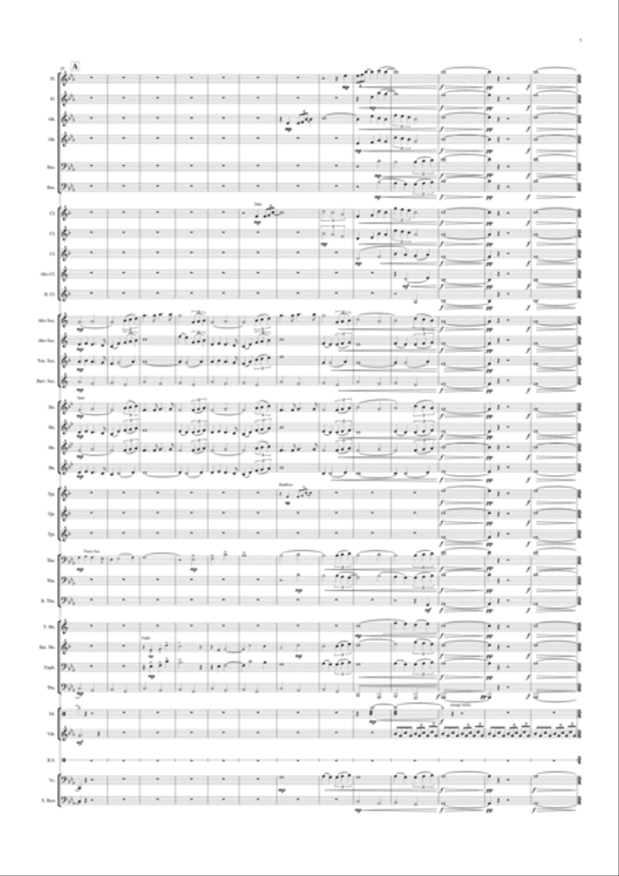 Fantasy on an Old French Song Concert Band scores gallery preview page 4