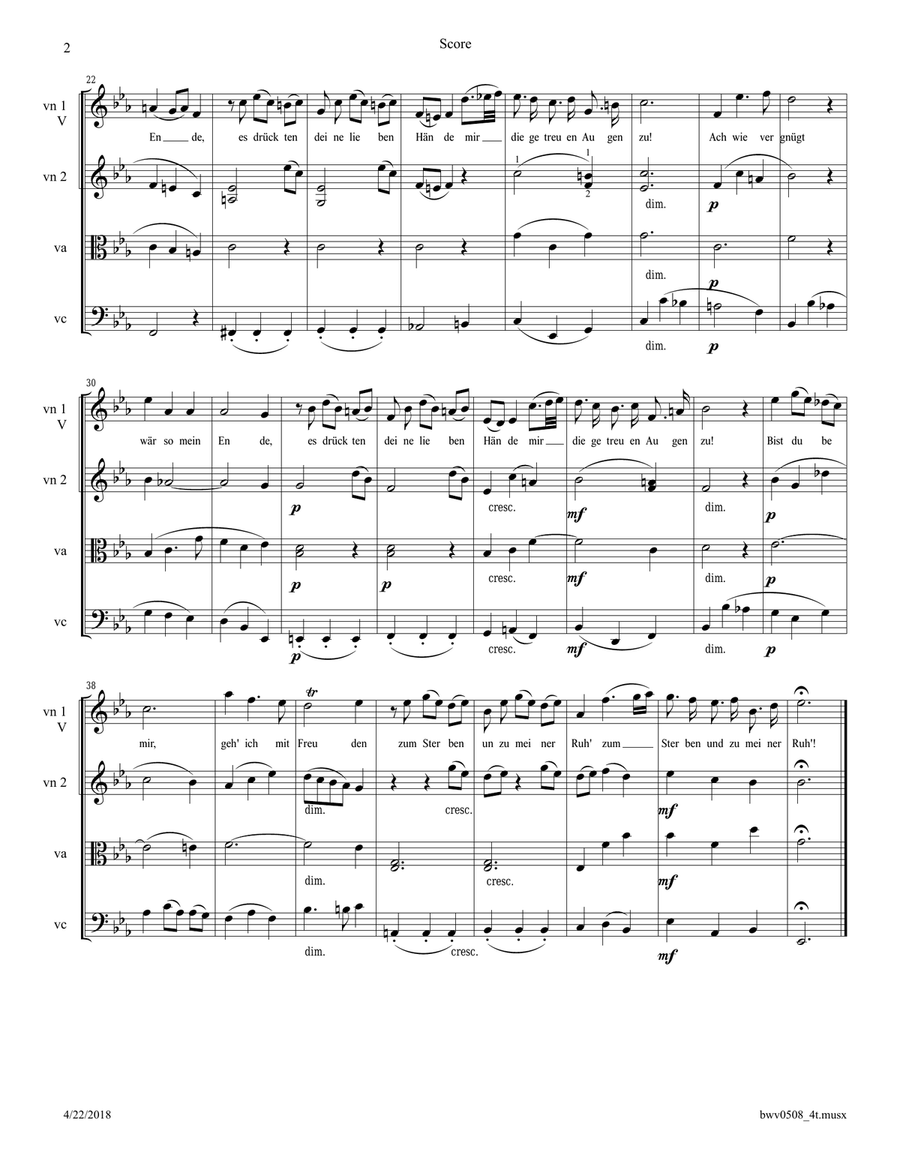 Bach: Aria: 