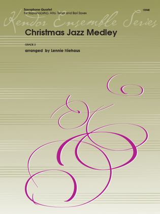Book cover for Christmas Jazz Medley