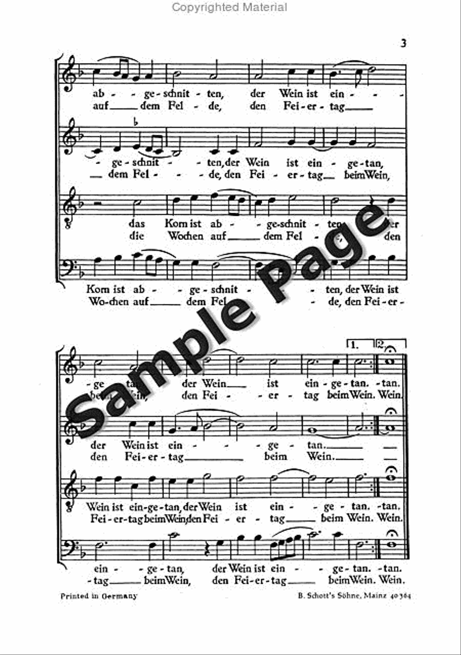 Eccard J Nun Schuerz Dich Gretlein Mixed Choir scores gallery preview page 4