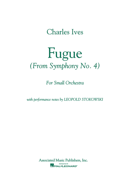 Fugue (from Symphony No. 4)