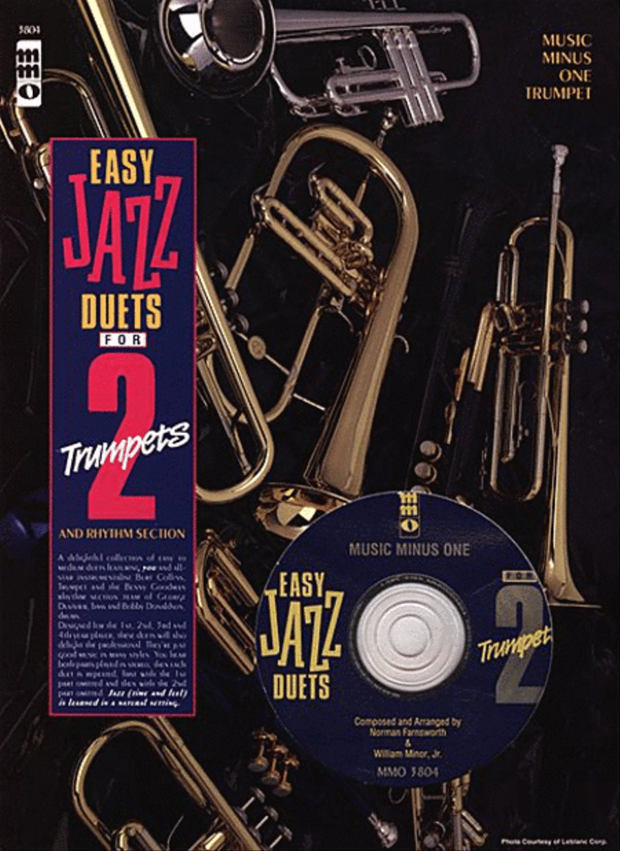 Easy Jazz Duets for 2 Trumpets and Rhythm Section Trumpet Duet scores gallery preview page 1