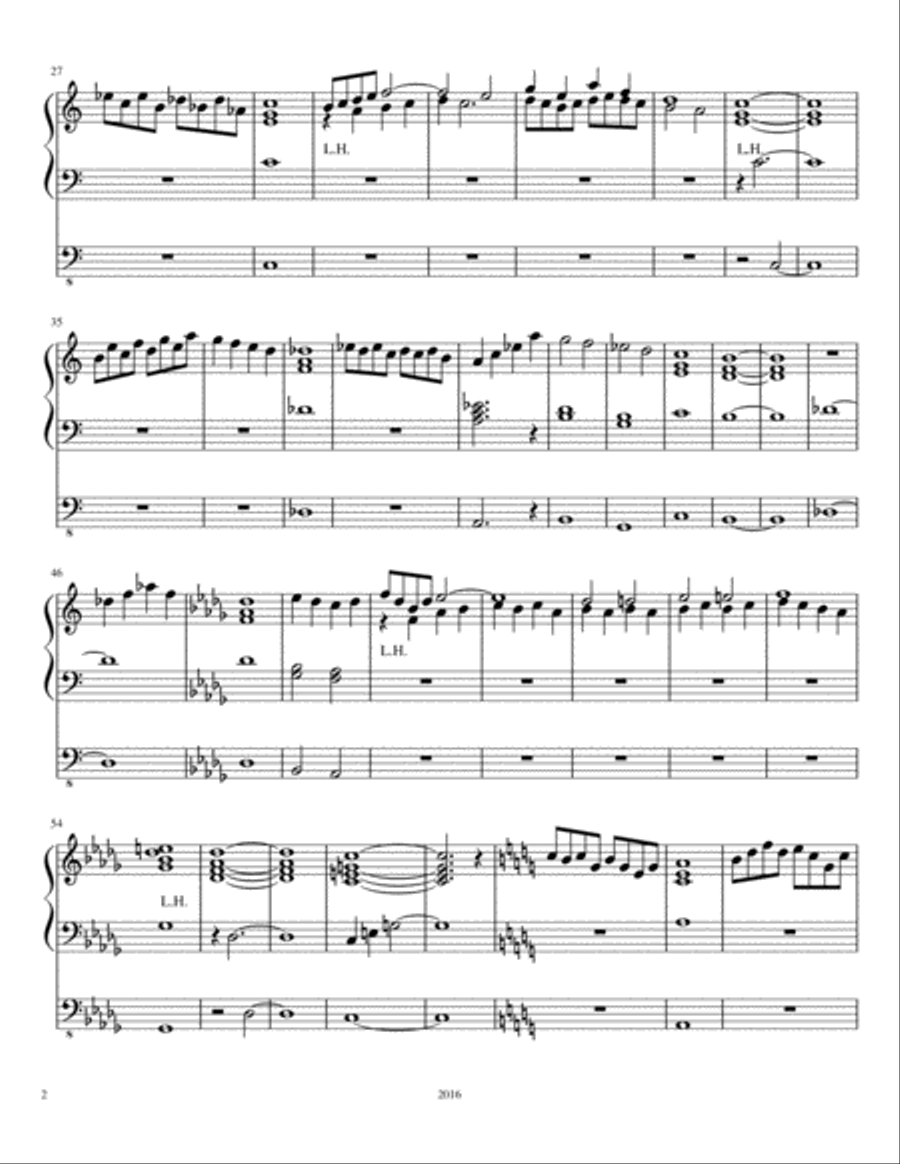 Hands to Heaven Hands to Heaven Organ Solo scores gallery preview page 2