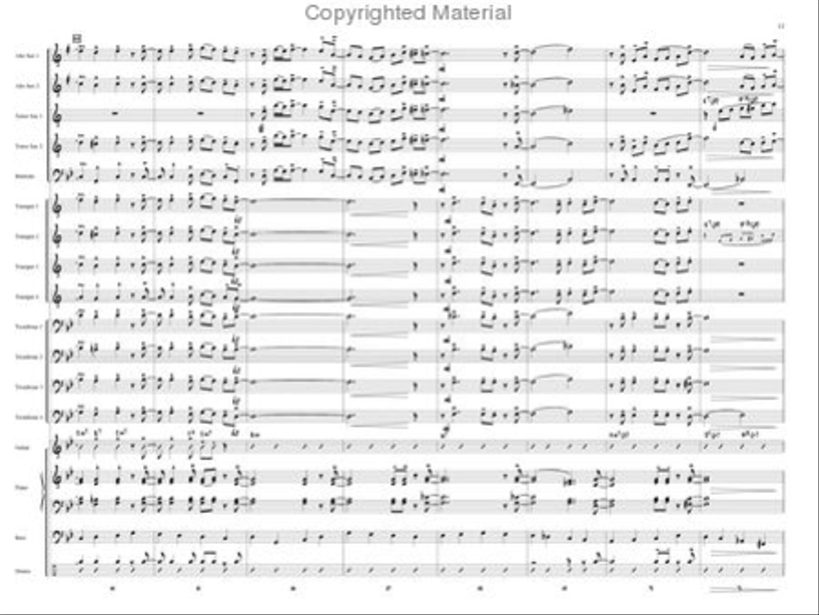 Minor Details Minor Details Jazz Ensemble scores gallery preview page 10