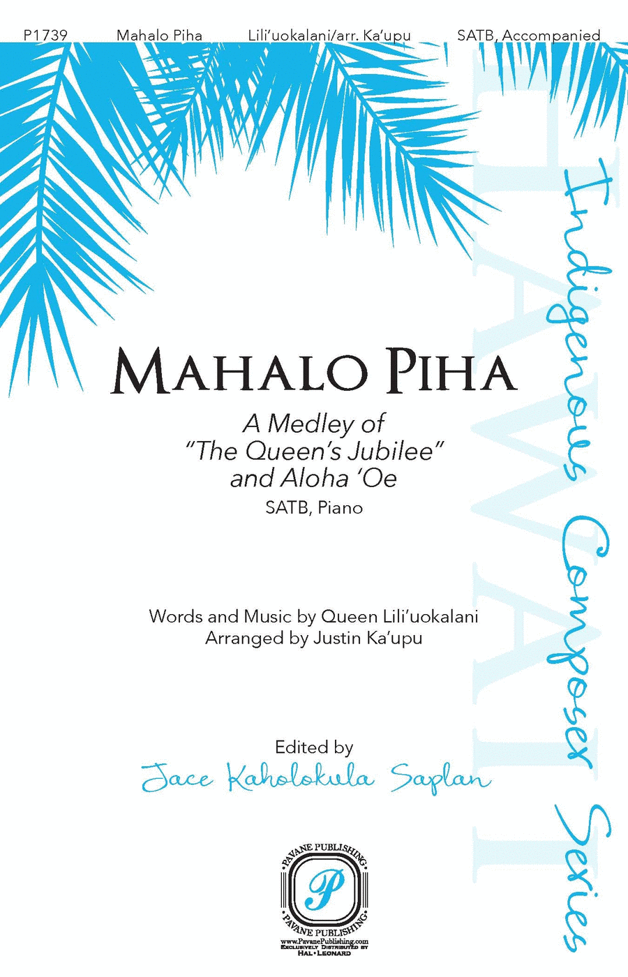 Mahalo Piha Mahalo Piha 4-Part scores gallery preview page 1