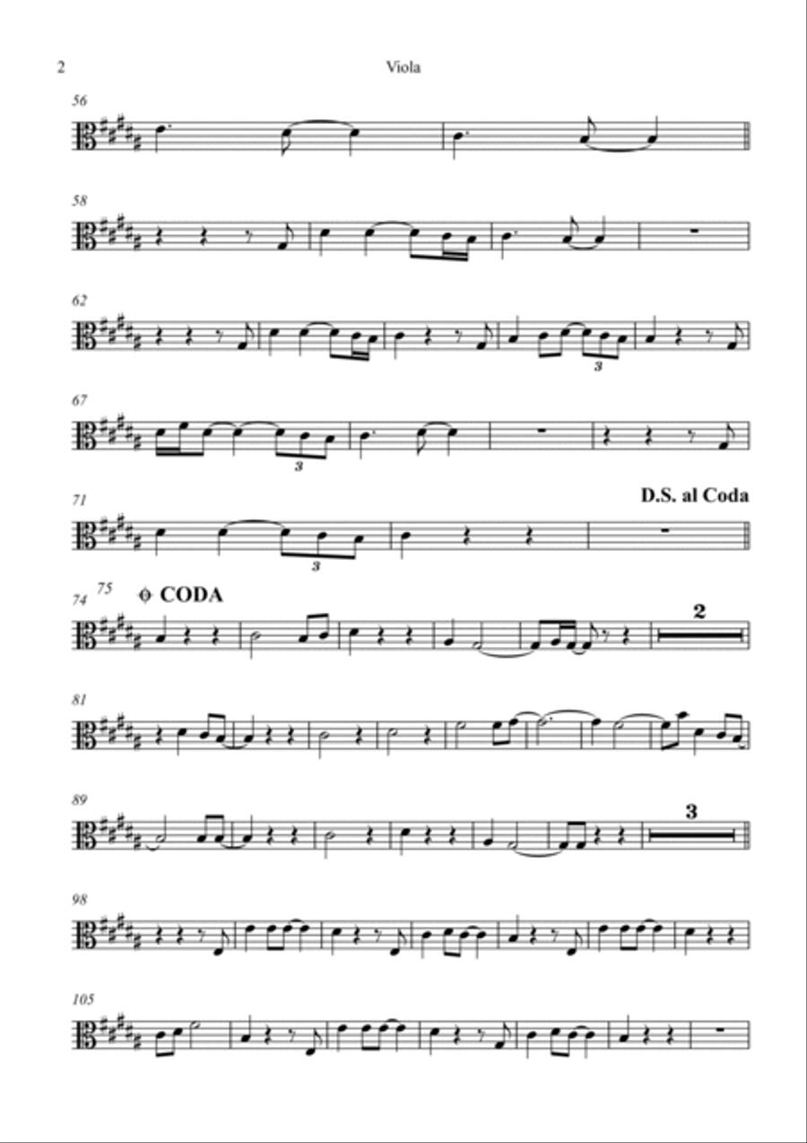 Boat Viola Solo scores gallery preview page 2