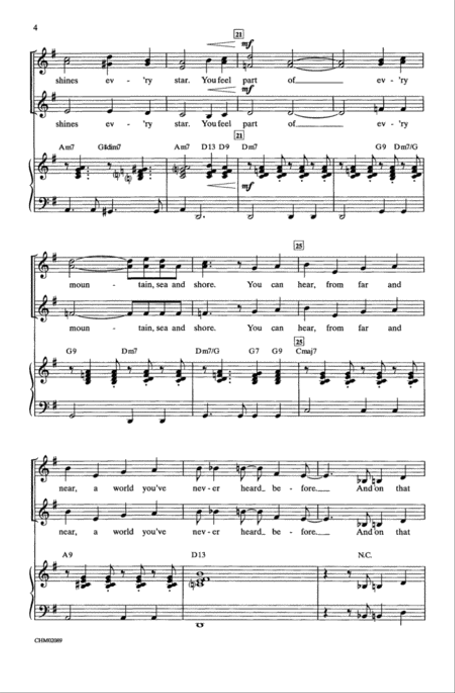 On a Clear Day On a Clear Day Choir scores gallery preview page 3