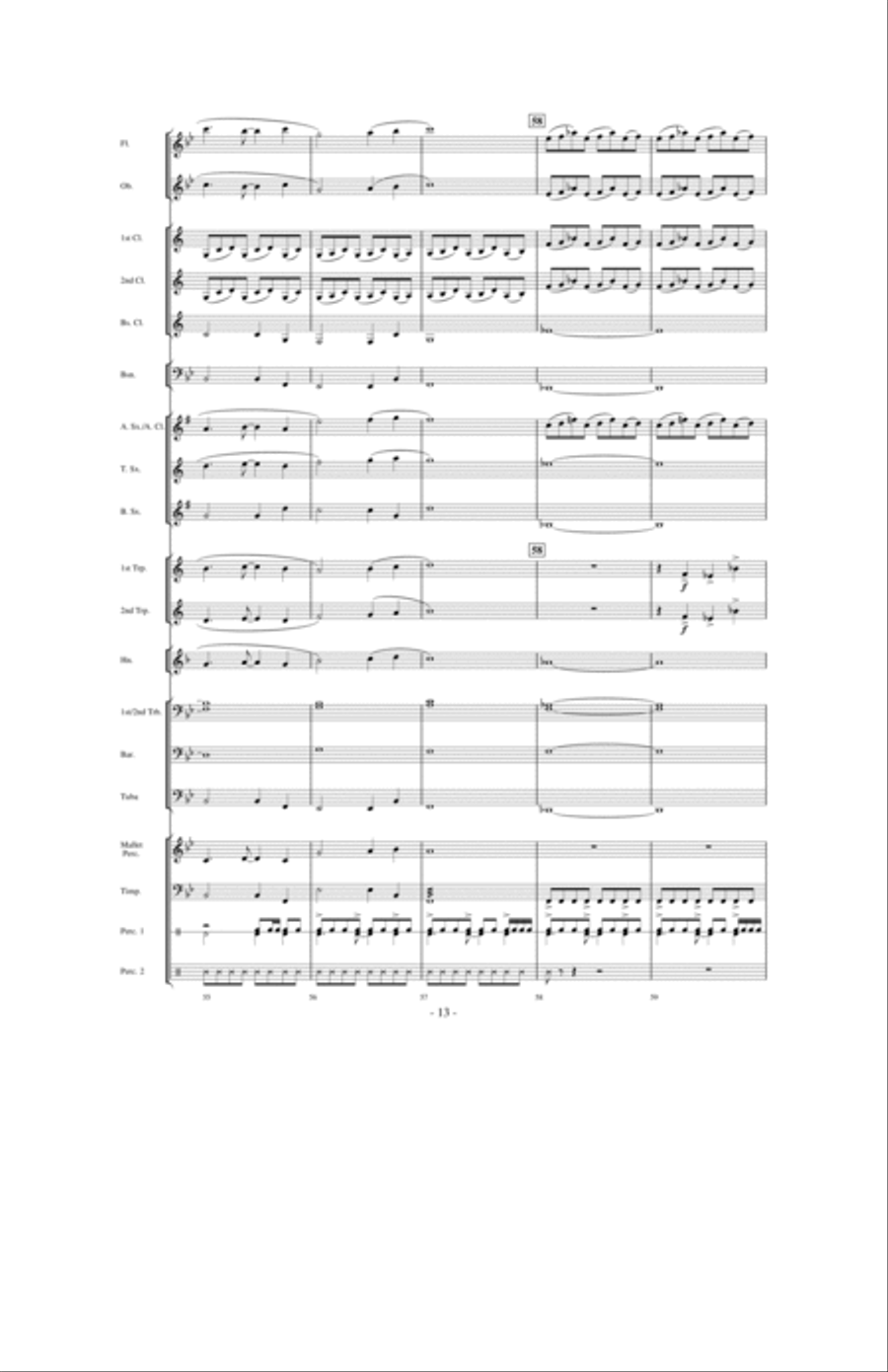 Above the World Concert Band scores gallery preview page 12