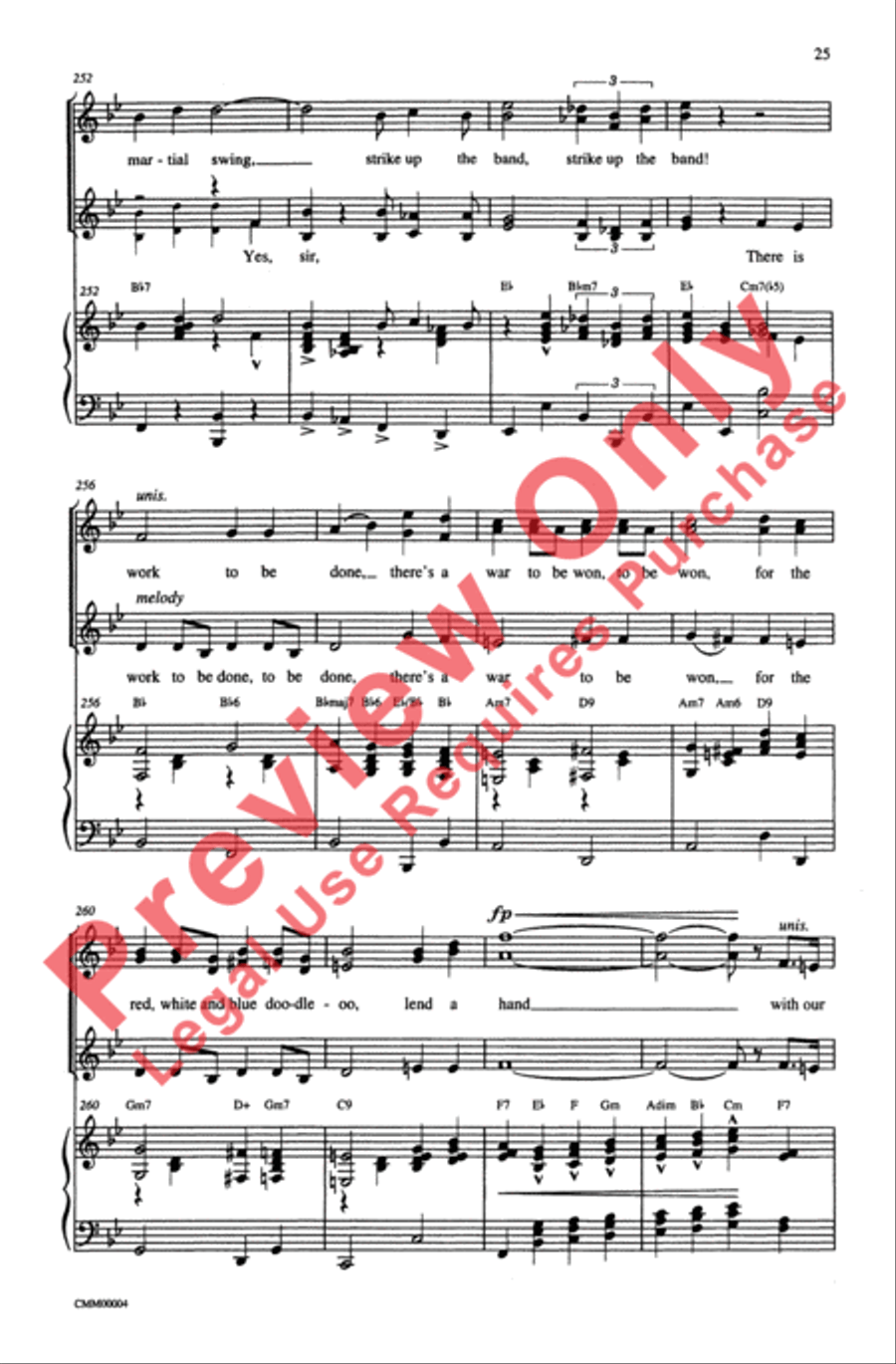 George Gershwin Medley George Gershwin Medley SSA scores gallery preview page 25