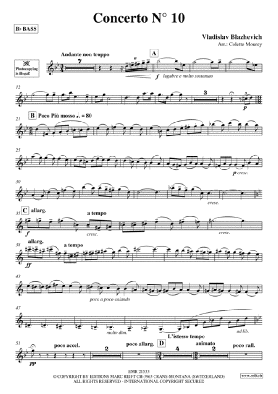 Concerto No. 10 Concerto No. 10 Piano Accompaniment scores gallery preview page 2